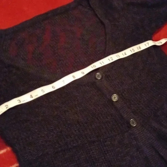 💙🌹 BLACK cardigan with buttons - Picture 7 of 13